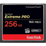 Compact Flash Sandisk 256gb Extreme Pro 160mb/s