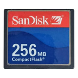Compact Flash Sandisk 256mb Cartão De Memória