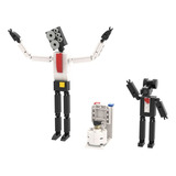 Compatível Com Blocos De Construção De Banheiros Lego Skibid
