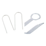 Compatível Com Vw Car Radio Removal Extraction Key Tool (2