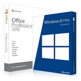 Componentes P/pc Chave Key Licença Windws 8.1+office 2016