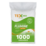 Compressa De Gaze Texmed Flumine Hidrofila 13 Fios 1000 Unid