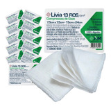 Compressa Gaze Estéril 13 Fios 7,5x7,5 Kit 10 Pacotes 100un