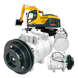Compressor Ar Compatível C/ Pá Carregadeira Hyundai Hl740-7
