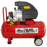 Compressor De Ar 2 Hp 8,7 Pés 50 Litros 220v Motomil