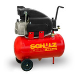 Compressor De Ar Elétrico Portátil Schulz Pratic Air Csi 8.5/25 Monofásica 22.9l 2hp 127v 60hz Vermelho