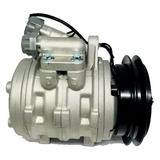 Compressor De Ar Gol G2 G3 G4 1.0 10p08 Polia Canal A R134a