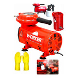 Compressor De Ar Portátil Direto Bivolt Worker 370w Tufãozin