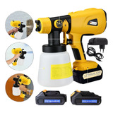 Compressor Pulverizador De Tintas 21v Sem Fio C/ 2 Baterias