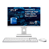 Computador All In One 21,5 I7 16gb Ssd 512gb K4 Branco Ital