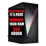 Computador Pc Intel I7 Gamer / 16gb Ram / Ssd 480gb / Wifi