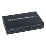 Comutador Am-kvm 201cl 2-em-1 Hdmi/usb Kvm