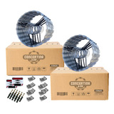 Concertina Eletrificada 30cm Para 12 Metros Kit Instalação
