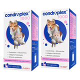 Condroplex 1000 60 Cápsulas Suplemento P/ Cães Gatos - 2un