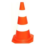 Cone Pvc 75cm Sinalização Trânsito Segurança Brinde Corrente