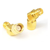 Conector Adaptador 45 Graus Sma Rp-sma Macho Fpv Drone Racer