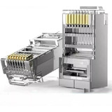 Conector Blindado Cat5 Rj45 Pacote Com 50 Unidades