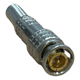 Conector Bnc Macho Parafuso De Mola 4 Mm Kit C/100 Pçs