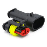 Conector De 2 Vias Automotivo Engate Rápido Impermeável