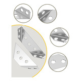 Conector De Canto Para Móveis Universal Forte 15 Peças
