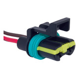 Conector Eletrico 02 Vias Eletroventilad Gm C20 1991 A 1996