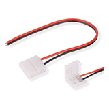 Conector Fita Led 10mm 5050 2 Vias - Terminal - 5 Unidades