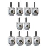 Conector Genérico Saída Frontal P/ Disjuntor 6 A 25mm - 10un