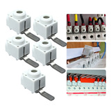 Conector Genérico Saída Frontal P/ Disjuntor 6 A 25mm - 5un