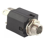 Conector Jack J10 Stereo Fechado C/capa Rosca Metal Lote 10p