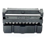 Conector Latch Idc 20 Vias P/ Flat - Fc20 - Pct.10pçs.
