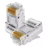 Conector Macho Rj45 Cat5e 1000 Unidades Lan Plug De Rede