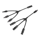 Conector Mc4 - Y 3 Cabo P/ Ligação Paralelo Painel Solar