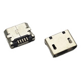 Conector Micro Usb 5 Pinos Fêmea 2 Garras Smd Kit 10 Pç