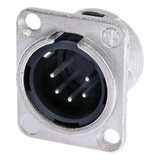 Conector Neutrik Xlr Painel Macho 5 Polos Nc5md-l-1