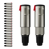 Conector P10 Fêmea Linha Stereo Wireconex 20 Unidades