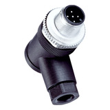 Conector Para Sensor M12 5 Pinos Macho 90° Pg7 Com