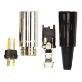 Conector Plug Mini Plug Xlr Macho