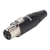 Conector Plug Mini Xlr Fêmea Rean