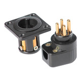 Conector Rc4a (áudio) 4 Polos/2 Vias