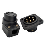 Conector Rc6a-i (áudio) 6 Polos/3 Vias - Com Parafusos