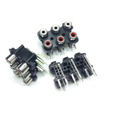 Conector Rca 06 Vias Para Modulo