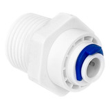 Conector Reto Rosca 1/2 Engate Rápido 1/4 6mm Filtro Água