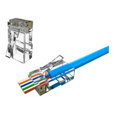 Conector Rj45 Cat6 Furukawa Soho Plus De Passagem 100 Peças