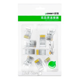 Conector Rj45 Cat6 Ugreen Pacote 10