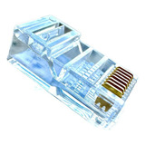 Conector Rj45 Macho Cat5e Rj45 Banhado A Ouro 1000 Unidades