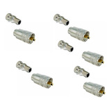 Conector Uhf Macho Klc P/ Cabo Rg213 Com Redutor Rg58 Pct/5