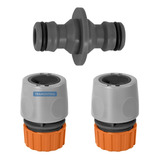 Conector União Mangueira + 2 Engates Rápidos - Tramontina