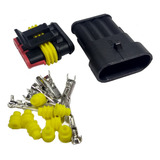 Conectores Elétricos Automotivos 4 Vias Selado Ip67 10pçs
