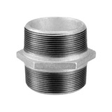 Conexão Niple Duplo Latão Rosca 1.1/2 Galvanizado C/3unid
