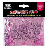 Confete Para Balao Cake Rosa / Balloon / Bobo/ 25gr 